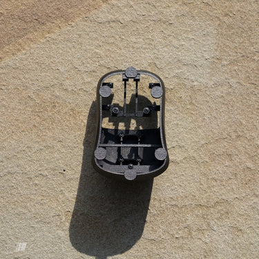 Bottom plate detail of OPT1P modkit shell for OP1 mouse